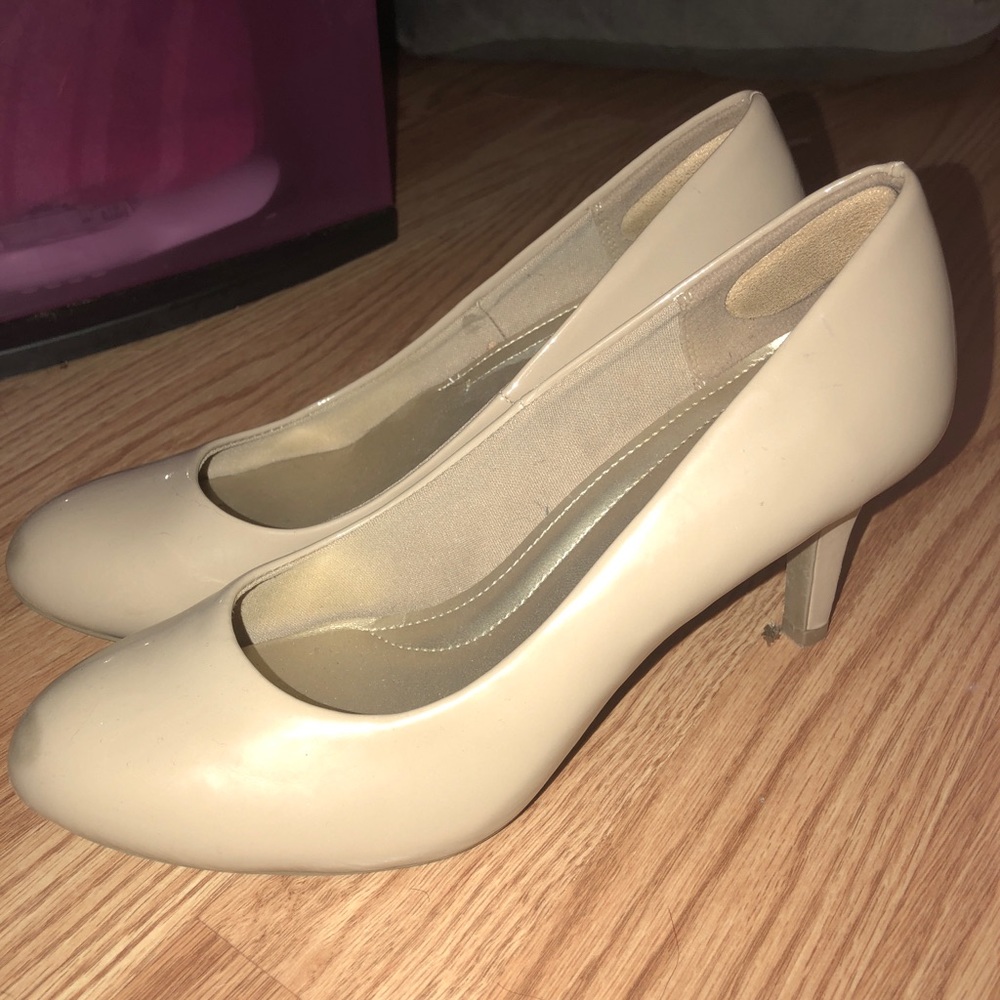 Cream color heels